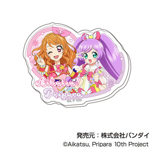 『アイカツ!×プリパラ』アクリルステッカー【BOX】